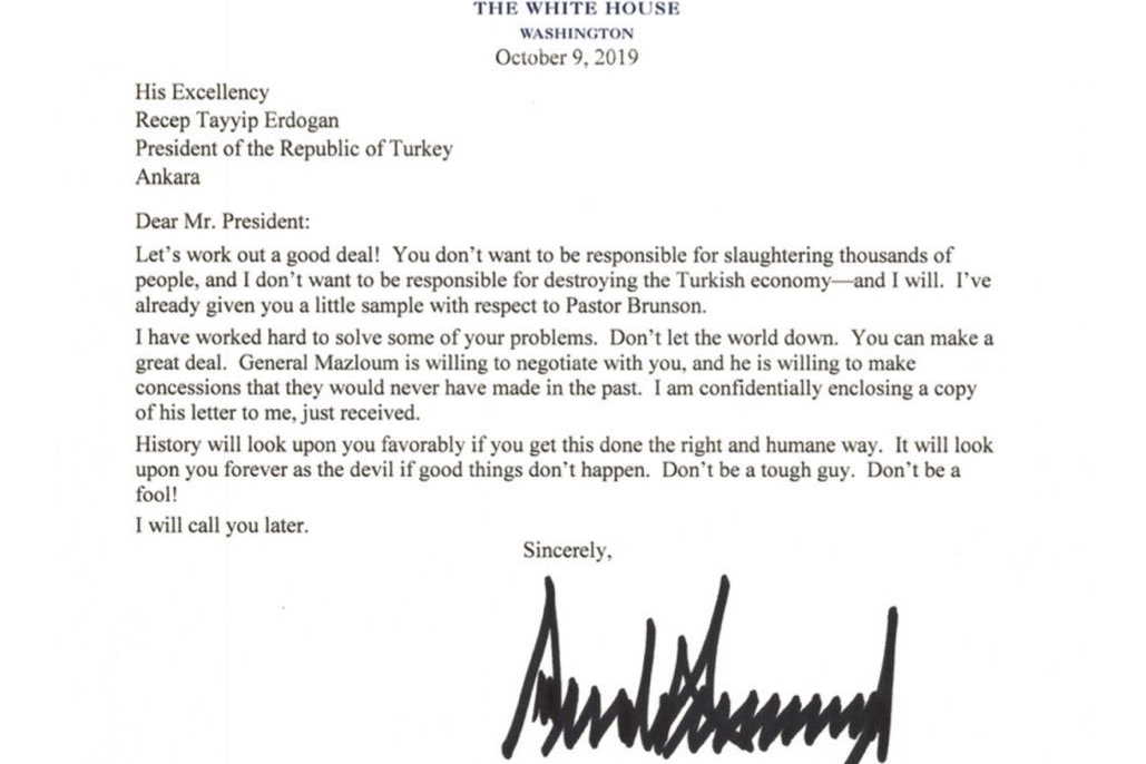 Trump’s Letter To Turkey’s Erdogan Shows The U.S. Is Struggling To Keep ...