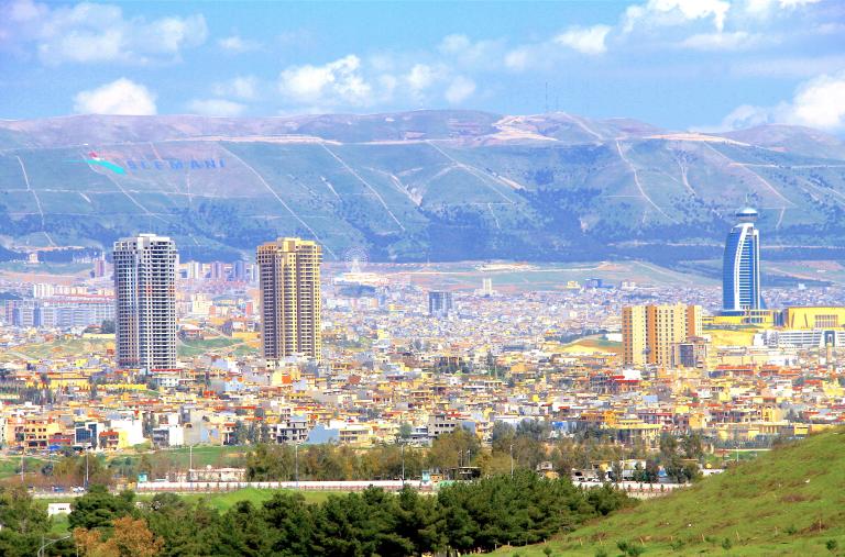 Goizha mountain and Sulaymaniyah
