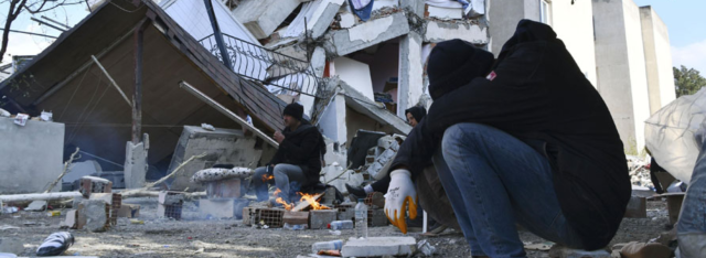 Turkish earthquake survivor