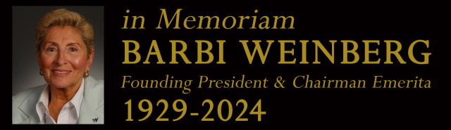 In Memoriam: Barbi Weinberg 1929-2024