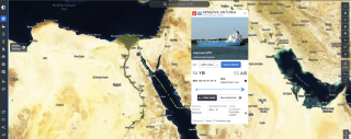Screenshot from MarineTraffic shows the past tracks of the Minerva Antonia (IMO 9380398) which as of July 3, 2024, was at Ain Sokhna, Egypt. 