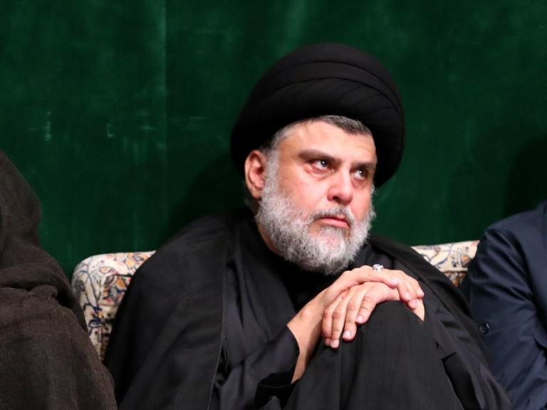 Moqtada Sadr in Tehran, 2019