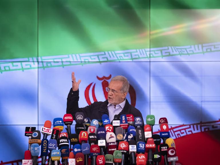 Iran's president-elect Pezeshkian speaks in Tehran - source: Reuters