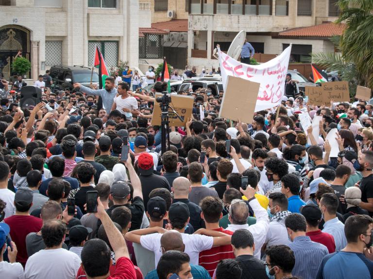 Pro-Palestine demonstrations in Amman, Jordan