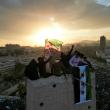 Syrian civilians celebrate the fall of the Assad regime in December 2024 in downtown Damascus - source: Reuters