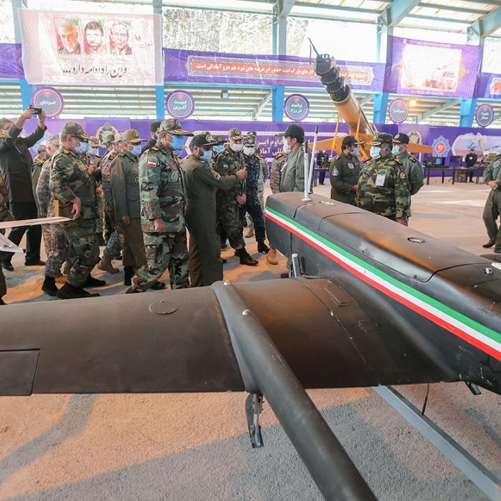 Karrar unmanned store bomber aircraft