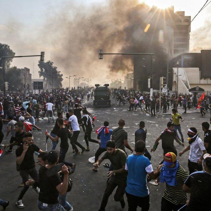 Iraqi protesters