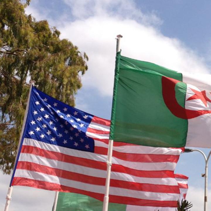 Bolstering U S Algeria Relations Amid The Africa Leaders Summit The   USA Algeria Flags 