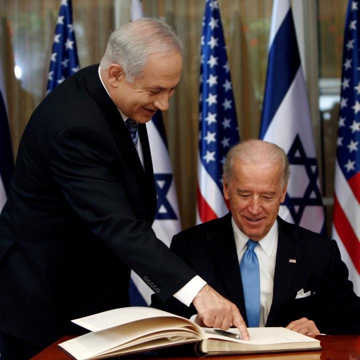 Israeli prime minister Natanyahu and U.S. president Biden in Jerusalem in 2021 - Source: Reuters