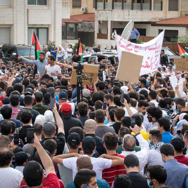 Pro-Palestine demonstrations in Amman, Jordan