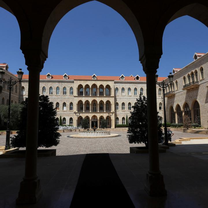 A general view of Lebanon's Government Palace in Beirut, taken in 2023 - source: Reuters