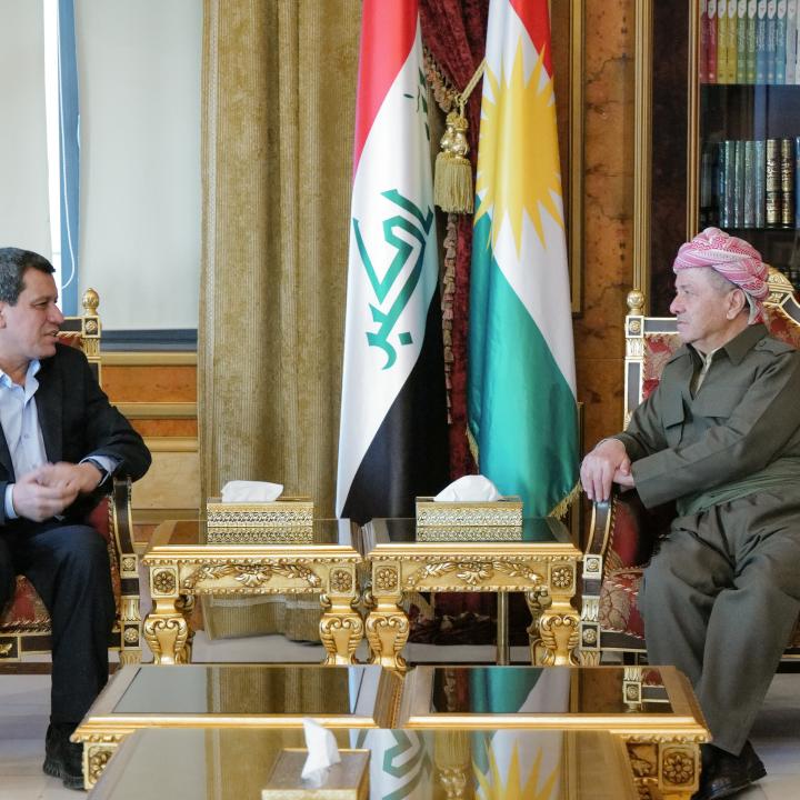 Kurd Barzani Mazloum meeting