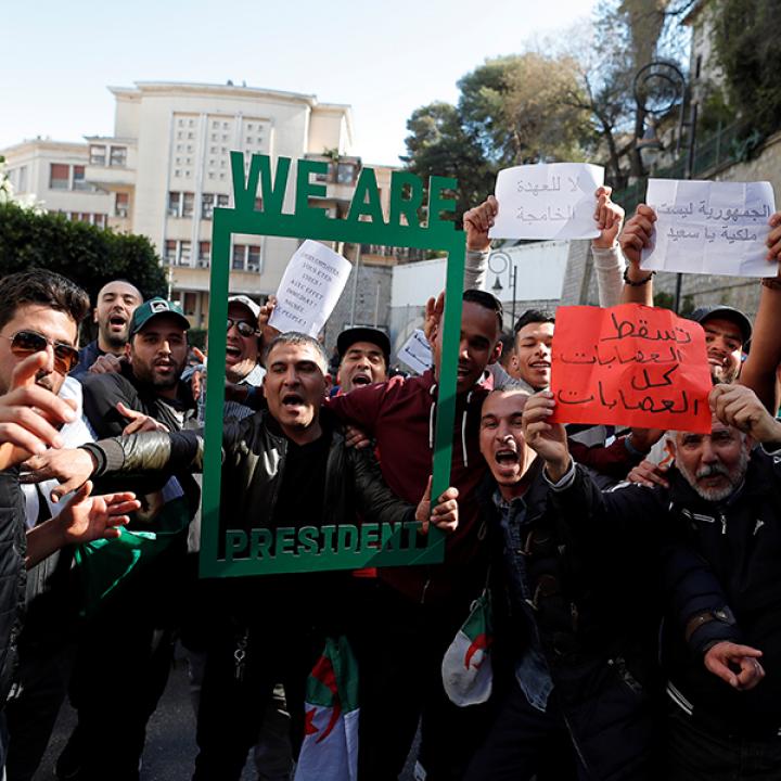 Algeria S Political Crisis An Ongoing Vicious Cycle The Washington   AlgeriaProtestBouteflikaRTX6P89X 