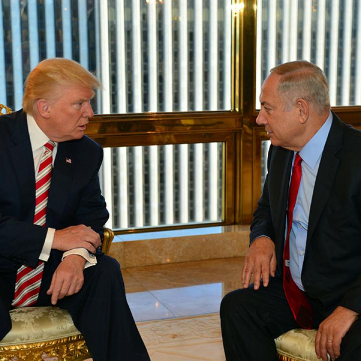 President Donald Trump meeting with Prime Minister Benjamin Netanyahu of Israel - source: Reuters