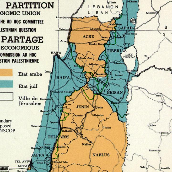 Why The 1947 UN Partition Resolution Must Be Celebrated The   UNPartition1947MapIsraelPalestinians 