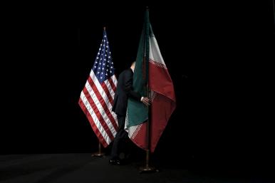 U.S. and Iranian flags