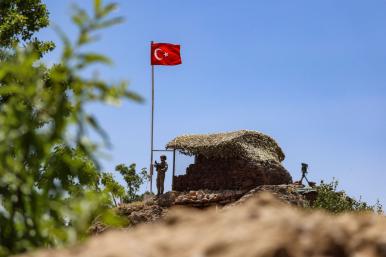 A Turkish outpost in Iraqi Kurdistan