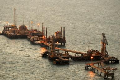 Oil platform, Shatt al-Arab, Iraq