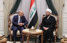 Diyala governor Adnan al-Jaber with U.S.-designated terrorist Qais al-Khazali. 