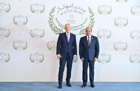 Former British prime minister Tony Blair and Egyptian president Sisi at the 2025 Sharm El Sheikh conference on the Gaza conflict - source: Reuters
